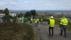 Visita a la estacin de tratamiento de agua de Santa Cruz por responsables de empresas que optaron a la licitacin del servicio