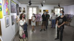 Inauguraci�n de una exposici�n en verano de 2020