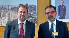 El secretario de Industria, Ral Blanco, y el alcalde, ngel Mato