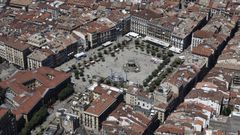 Vista a�rea del centro de Pamplona.