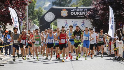 Correndo por Ourense congreg&oacute; a cientos de personas en O Vinte&uacute;n
