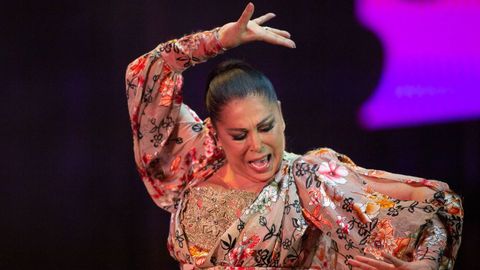 Isabel Pantoja, en una actuacin en Valencia en el 2024