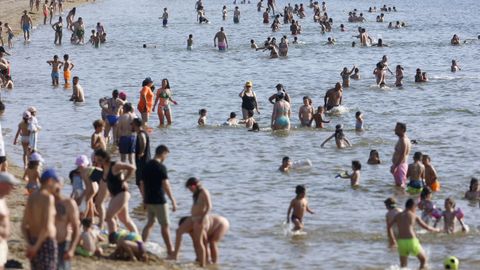 Playa del lago de As Pontes