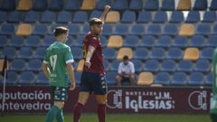 Alain Ribeiro en un partido de pretemporada en Pasarn.