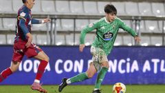 David Carballo, jugador del Racing de Ferrol