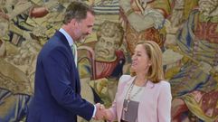 El rey Felipe VI  recibe a Ana Pastor