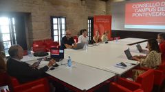 La primera reuni�n del curso del Consello de Campus de Pontevedra se celebr� en la Casa das Camp�s 