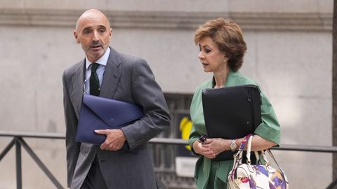 El empresario Julio Mart�nez Mart�nez, a si llegada a la Audiencia Nacional.