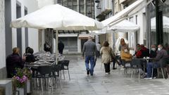 Noia vuelve a nivel medio de restricciones y la hosteler�a tendr� que reducir sus aforos