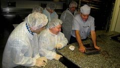 Los participantes en el curso de pasteler�a elaboraron chocolate y tartas