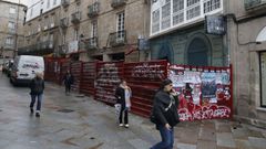 Edificio de la avenida Pontevedra que rehabilitar� la Fundaci�n San Rosendo en Ourense