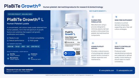 latelet Biotechnologies S.L. (PlaBiTe), empresa biotecnol�gica asturiana y 'spin-off' de la Universidad de Oviedo y de la FINBA, ha anunciado el lanzamiento comercial de PlaBiTe Growth