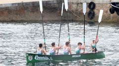 Primera bandera de bateles de la Deputacin da Corua, celebrada en A Pobra