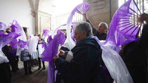 Abanicos morados contra la violencia de g�nero