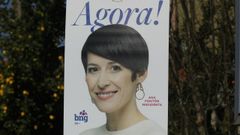 Cartel de Ana Pontn para las elecciones del 18F