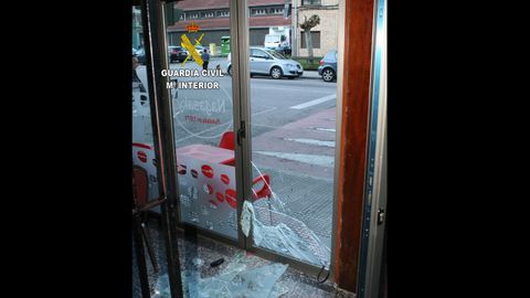 Uno de los locales afectados