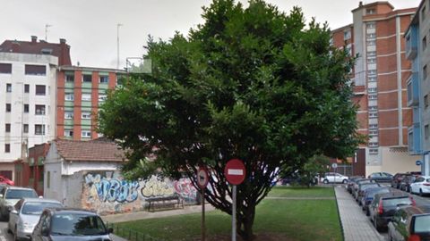 Calle Costa Rica, en Gijón