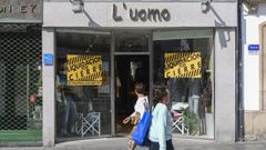Imagen de un comercio que cierra