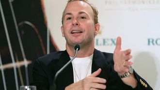Yannick N�zet-S�guin en la rueda de prensa del concierto.
