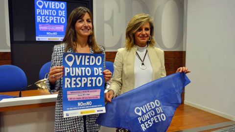 La concejala de Pol�ticas Sociales, Leticia Gonz�lez y la edil de Deportes, Conchita M�ndez