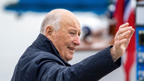 El rey Harald de Noruega, tras su visita al condado de Vestland, Noruega, en mayo del 2026.