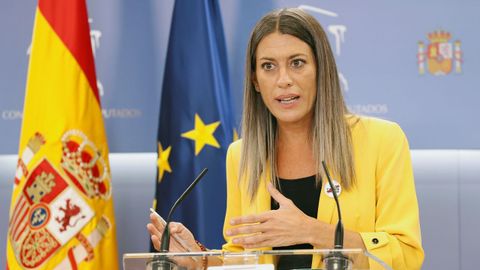 La diputada de JxCat M�riam Nogueras, este martes en el Congreso