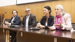 Nieto, P�rez, Raposo e Eir�s, durante a apertura do novo curso 