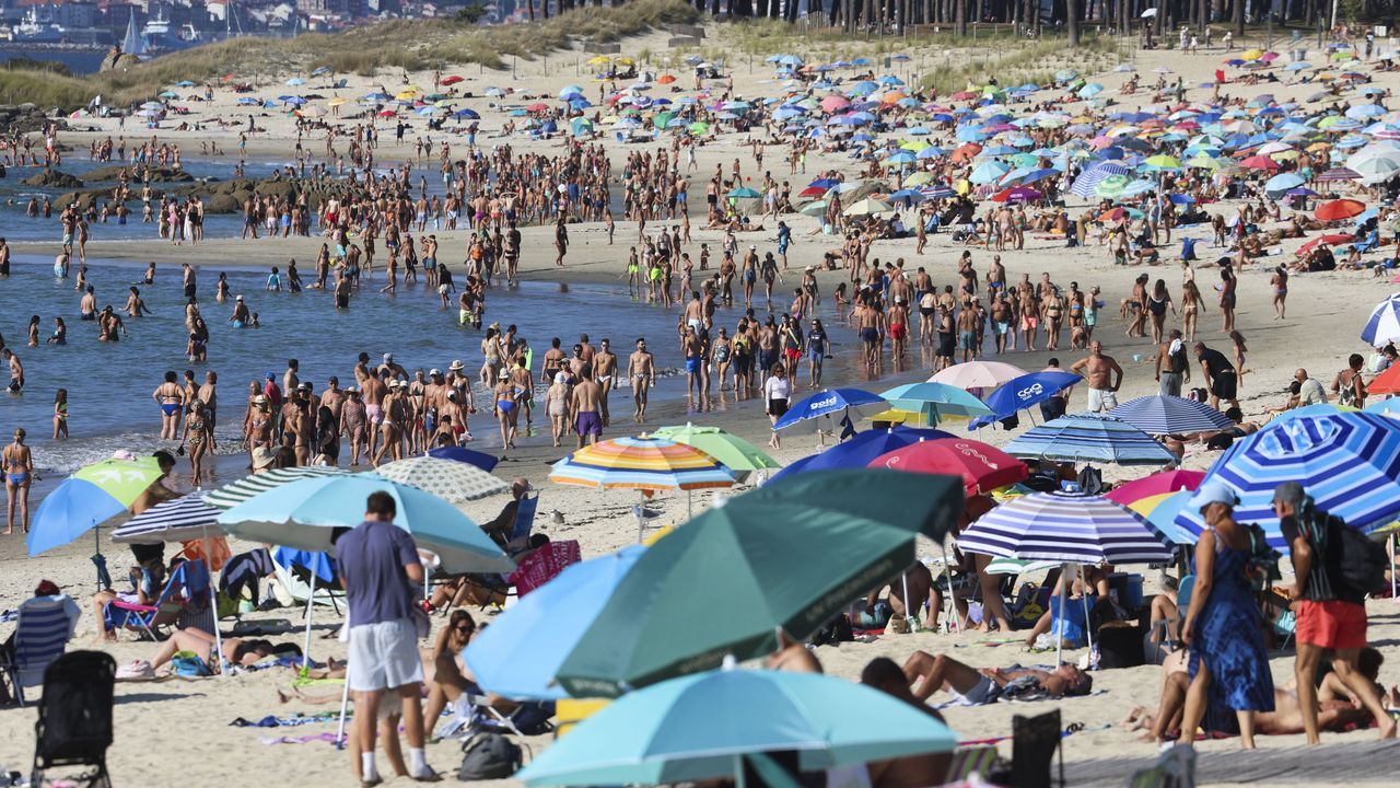 Galicia vive «días de perros» en pleno septiembre: máximas de hasta 37 grados