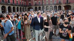 Manifestaci�n de repulsa en Gij�n