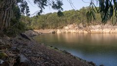 Embalse de Ba��a, en Baiona