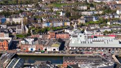 Vista a�rea de la ciudad de Cork