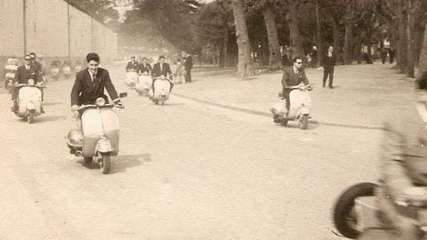 Motos por el Cant�n de Ferrol. 