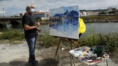 Concurso de pintura al aire libre en Noia 2021