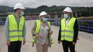 El consejero Alejandro Calvo, ayer a la derecha, junto a la alcaldesa de Gij�n, Ana Gonz�lez y el viceconsejero, Jorge Garc�a