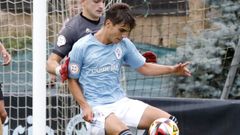 Miguel Conde, en una imagen de un partido anterior, lleva seis goles en otras tantas contiendas