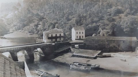 El mesn, situado en Paderne, en donde comieron los que llegaran a ser dos presidentes de EE.UU.