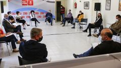 Reuni�n del PSOE sobre la moci�n de censura contra J�come