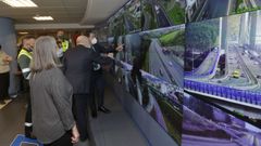 El director del Centro de Gesti�n del Tr�fico del Noroeste muestra la situaci�n en Galicia a primera hora de la ma�ana de este mi�rcoles