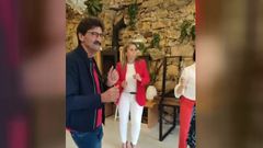 Peque�o se despide bailando en el d�a de Santa Rita