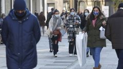 Ambiente de compras este martes en Vilagarc�a de Arousa