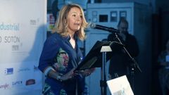 La presidenta de Hunosa, Mar�a Teresa Mallada, interviene en la inauguraci�n de la tercera edici�n de la Feria de Turismo Minero e Industrial en el Pozo Sot�n