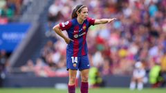 Aitana Bonmat�.La centrocampista del Barcelona Aitana Bonmat�