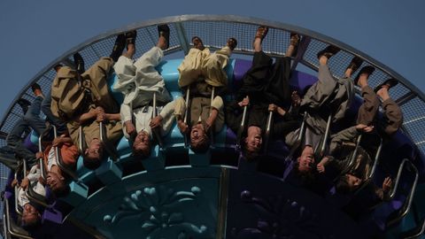 Una atracci�n de feria en Kabul, en 2017