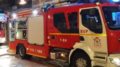 Veh�culos de los Bombeiros de Pontevedra en una imagen de archivo