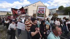 Manifestaci�n contra la planta de biog�s de Soandres, en imagen de archivo