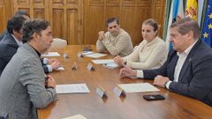 Reuni�n del subdelegado del Gobierno con los representantes de los empresarios