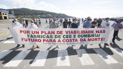 Imagen de archivo de una protesta en defensa de los empleos de Xeal