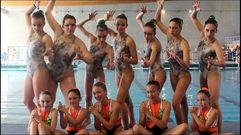 Los equipos alev�n e infantil del Sincro Ferrol