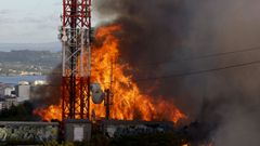 Incendio en Penamoa, Visma. 