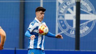 Quique Teijo, jugador del Fabril
